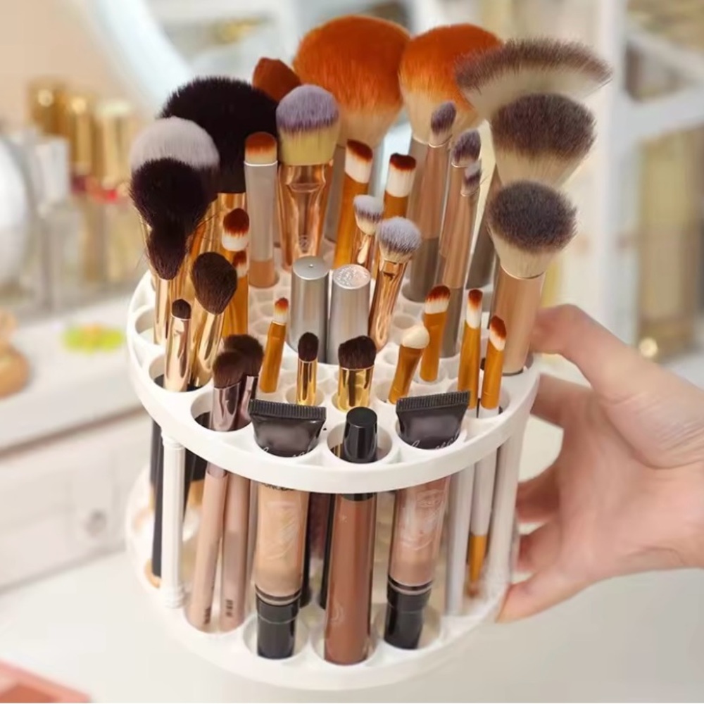 Makeup Brush Storage Rack - Picture 2 of 5